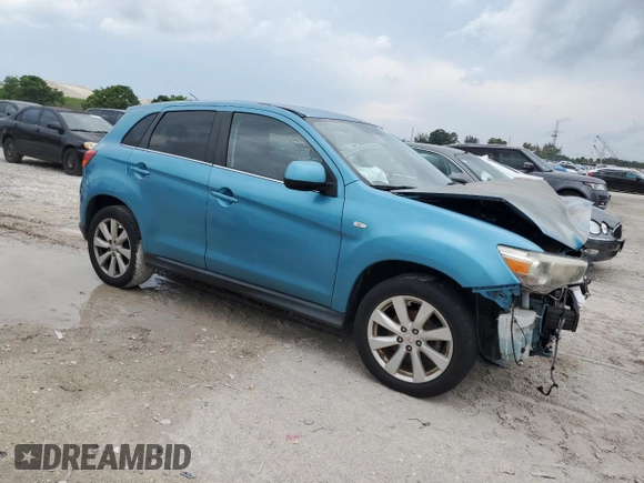 2014 Mitsubishi Outlander SE z VIN 4A4AP4AU2EE020696, wystawiony jako Copart lot #59438435 z przebiegiem Nie podano mil oraz Szkoda całkowita • Salvage title. Historia ofert i sprzedaży dostępna na DreamBid. Obrazek 4.