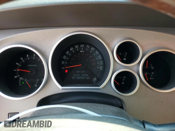 2010 Toyota Sequoia Platinum with VIN 5TDYY5G19AS025923, listed as a Copart auction lot 58679664 with 240,409 mi miles and Salvage Title. Bid and sale history available at carsss.com. Image 9.