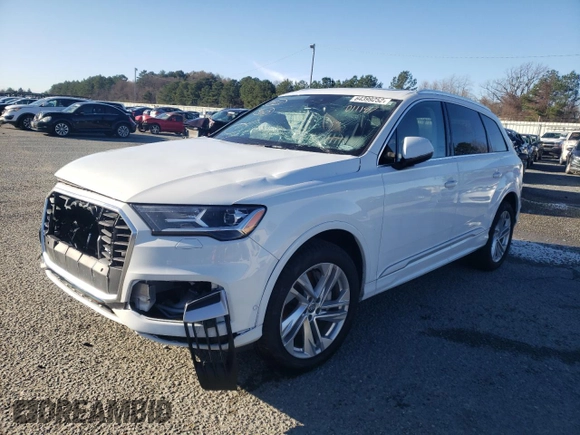 2020 Audi Q7 Premium Plus with VIN WA1LJAF72LD011187, listed as a Copart auction lot 64399252 with 32,573 mi miles and . Bid and sale history available at DreamBid. Image 2.