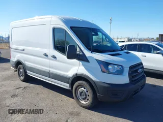 2020 Ford Transit Cargo with VIN 1FTBR1C8XLKA03938, listed as a IAAI auction lot 41818324 with 125,915 mi miles. Bid and sale history available at carsss.com. Image 1.