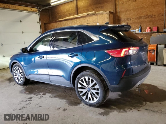 2020 Ford Escape Titanium Hybrid с VIN 1FMCU9DZ3LUB58677, выставлен на аукционе Copart как лот 54164465 с пробегом 32 115 миль миль и Списание • Salvage title. История ставок и продаж доступна на DreamBid. Изображение 2.