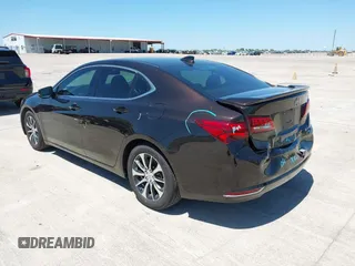 2015 Acura TLX Tech with VIN 19UUB1F54FA027274, listed as a IAAI auction lot 41977673 with 169,691 mi miles. Bid and sale history available at carsss.com. Image 3.