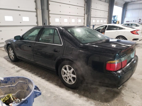 2002 Cadillac Seville Touring STS with VIN 1G6KY54962U158476, listed as a Copart auction lot 86624774 with 77,818 mi miles and Salvage Title. Bid and sale history available at carsss.com. Image 2.