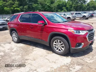 2018 Chevrolet Traverse LT Cloth with VIN 1GNERGKW0JJ170013, listed as a IAAI auction lot 42296444 with 107,786 mi miles and . Bid and sale history available at DreamBid. Image 1.