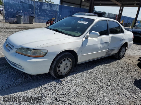 2002 Honda Accord LX z VIN JHMCG56442C004438, wystawiony jako Copart lot #55397725 z przebiegiem 80 995 mil mil oraz Szkoda całkowita • Salvage title. Historia ofert i sprzedaży dostępna na DreamBid. Obrazek 1.