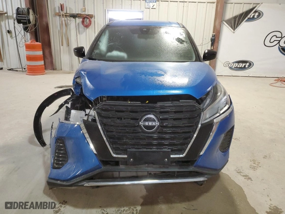 2023 Nissan Kicks S with VIN 3N1CP5BV6PL554416, listed as a Copart auction lot 46093025 with 22,733 mi miles and Salvage Title. Bid and sale history available at carsss.com. Image 5.
