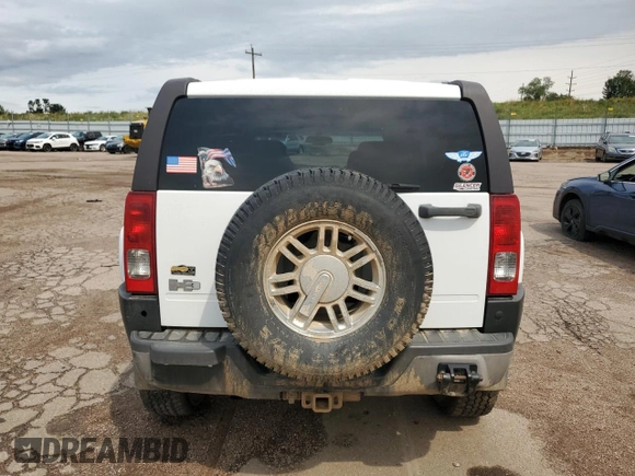 2006 Hummer H3 with VIN 5GTDN136668286254, listed as a Copart auction lot 70252514 with 112,987 mi miles and Salvage Title. Bid and sale history available at carsss.com. Image 6.