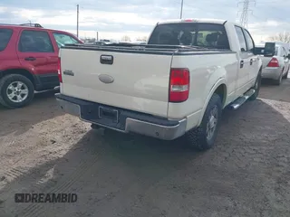 2008 Ford F-150 XLT with VIN 1FTPW14V08FA01201, listed as a IAAI auction lot 41679479 with 129,001 mi miles. Bid and sale history available at carsss.com. Image 4.