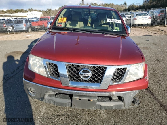 2013 Nissan Frontier SV with VIN 1N6AD0EV3DN710402, listed as a Copart auction lot 43846485 with 116,974 mi miles and Salvage Title. Bid and sale history available at carsss.com. Image 5.