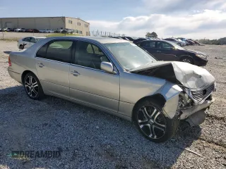 2001 Lexus LS 430 with VIN JTHBN30F810046417, listed as a Copart auction lot 52645575 with 213,865 mi miles and Salvage Title. Bid and sale history available at carsss.com. Image 4.