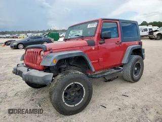 2008 Jeep Wrangler X with VIN 1J4FA24188L503687, listed as a Copart auction lot 61810715 with 117,489 mi miles and Salvage title. Bid and sale history available at DreamBid. Image 1.