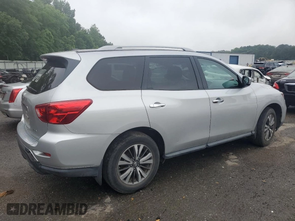 2017 Nissan Pathfinder SL with VIN 5N1DR2MM8HC655898, listed as a Copart auction lot 55143635 with 101,838 mi miles and Clean title. Bid and sale history available at DreamBid. Image 3.