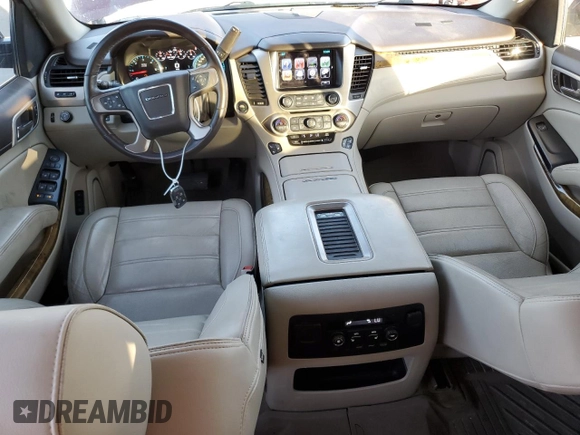 2017 GMC Yukon Denali with VIN 1GKS1CKJ1HR289530, listed as a Copart auction lot 85644374 with 131,614 mi miles and Salvage Title. Bid and sale history available at carsss.com. Image 8.
