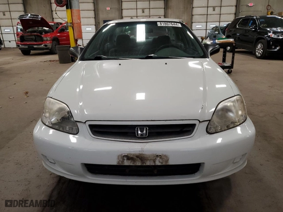 1999 Honda Civic DX with VIN 1HGEJ6225XL071578, listed as a Copart auction lot 81807644 with 201,519 mi miles and Salvage Title. Bid and sale history available at carsss.com. Image 5.