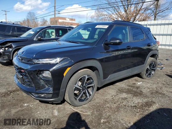 2022 Chevrolet TrailBlazer RS with VIN KL79MTSL7NB085500, listed as a Copart auction lot 44528984 with 12,195 mi miles and . Bid and sale history available at DreamBid. Image 1.