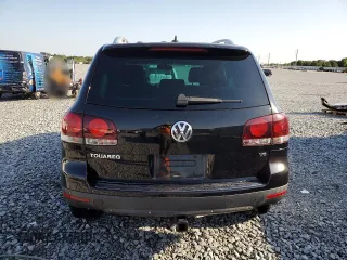 2008 Volkswagen Touareg 2 V6 with VIN WVGBE77L38D003283, listed as a Copart auction lot 52782155 with 3,292,025 mi miles and Salvage Title. Bid and sale history available at carsss.com. Image 6.