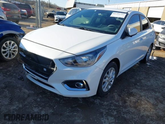 2020 Hyundai Accent SE with VIN 3KPC24A62LE125577, listed as a IAAI auction lot 41395727 with 71,288 mi miles and . Bid and sale history available at DreamBid. Image 2.