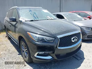 2018 Infiniti QX60 z VIN 5N1DL0MN9JC500474, wystawiony jako IAAI lot #42094574 z przebiegiem 105 759 mil mil oraz . Historia ofert i sprzedaży dostępna na DreamBid. Obrazek 1.