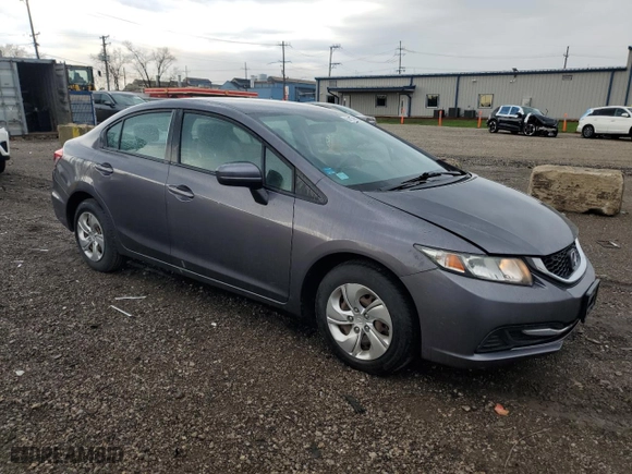 2015 Honda Civic Sedan LX with VIN 19XFB2F51FE106296, listed as a Copart auction lot 54139015 with 118,848 mi miles and Clean Title. Bid and sale history available at carsss.com. Image 4.