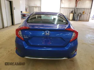 2019 Honda Civic Sedan LX with VIN 2HGFC2F66KH587488, listed as a Copart auction lot 45280025 with 58,272 mi miles and Salvage Title. Bid and sale history available at carsss.com. Image 6.