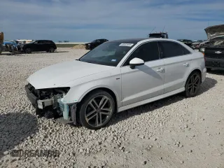 2017 Audi A3 Premium Plus with VIN WAUGUGFF7H1046600, listed as a Copart auction lot 49002005 with 74,914 mi miles and Salvage Title. Bid and sale history available at DreamBid. Image 1.