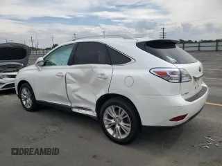 2010 Lexus RX 450h with VIN JTJBC1BA9A2404669, listed as a Copart auction lot 60705955 with 139,210 mi miles and Salvage title. Bid and sale history available at DreamBid. Image 2.