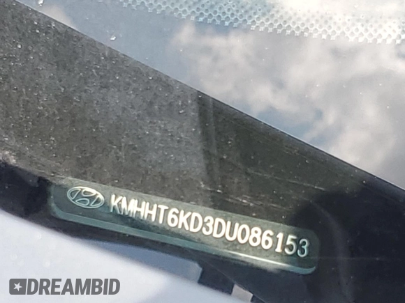 2013 Hyundai Genesis Coupe Premium with VIN KMHHT6KD3DU086153, listed as a Copart auction lot 61784265 with 101,966 mi miles and Clean title. Bid and sale history available at DreamBid. Image 12.