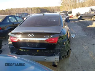 2019 Infiniti Q50 3.0t LUXE with VIN JN1EV7AP7KM518181, listed as a IAAI auction lot 41355248 with 161,514 mi miles. Bid and sale history available at carsss.com. Image 17.