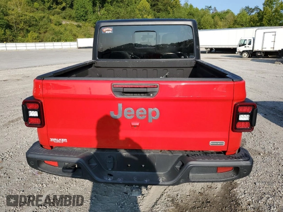 2022 Jeep Gladiator Overland with VIN 1C6HJTFG6NL103412, listed as a Copart auction lot 70449954 with Not provided miles and Salvage title. Bid and sale history available at DreamBid. Image 6.