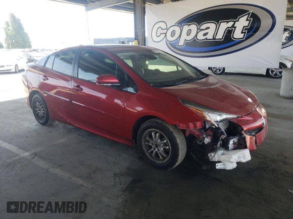 2017 Toyota Prius Two with VIN JTDKARFUXH3540518, listed as a Copart auction lot 55857545 with 225,934 mi miles and Salvage Title. Bid and sale history available at DreamBid. Image 4.