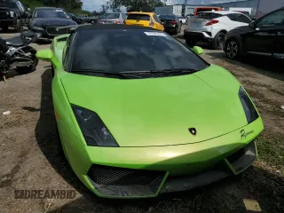 2013 Lamborghini Gallardo z VIN ZHWGU6BZ9DLA12793, wystawiony jako Copart lot #77525804 z przebiegiem 11 777 mil mil oraz Szkody całkowita. Historia ofert i sprzedaży dostępna na DreamBid. Obrazek 5.