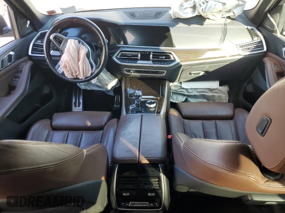 2020 BMW X5 xDrive40i with VIN 5UXCR6C00L9C91795, listed as a Copart auction lot 46489845 with Not Provided miles and Salvage Title. Bid and sale history available at carsss.com. Image 8.