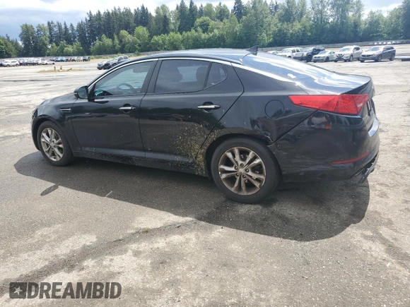 2013 Kia Optima LX z VIN 5XXGM4A79DG144608, wystawiony jako Copart lot #57461585 z przebiegiem 120 677 mil mil oraz Szkoda całkowita • Salvage title. Historia ofert i sprzedaży dostępna na DreamBid. Obrazek 2.