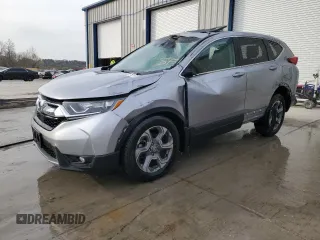 2019 Honda CR-V EX-L with VIN 2HKRW1H84KH510573, listed as a Copart auction lot 63225395 with 26,991 mi miles and Salvage title. Bid and sale history available at DreamBid. Image 1.