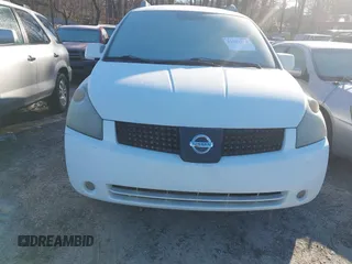 2005 Nissan Quest SE with VIN 5N1BV28UX5N114655, listed as a IAAI auction lot 41587275 with 168,258 mi miles. Bid and sale history available at carsss.com. Image 6.