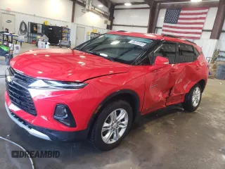2021 Chevrolet Blazer LT with VIN 3GNKBCR45MS543425, listed as a Copart auction lot 57605055 with 46,125 mi miles and Clean title. Bid and sale history available at DreamBid. Image 1.