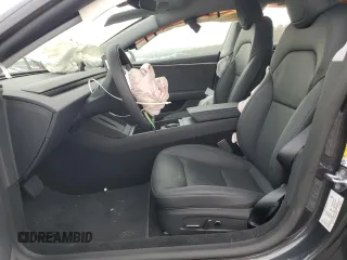 2025 Tesla Model 3 Long Range with VIN 5YJ3E1EB3SF975742, listed as a Copart auction lot 53003905 with 639 mi miles and Salvage title. Bid and sale history available at DreamBid. Image 7.