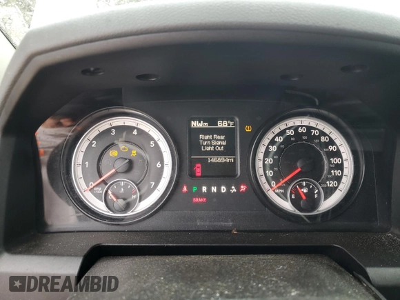 2014 Ram 1500 Express with VIN 1C6RR6KT5ES172261, listed as a Copart auction lot 45782225 with 146,894 mi miles and Salvage Title. Bid and sale history available at carsss.com. Image 9.