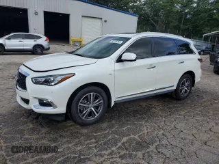 2019 Infiniti QX60 Pure with VIN 5N1DL0MN0KC515821, listed as a Copart auction lot 60158355 with 88,190 mi miles and Salvage title. Bid and sale history available at DreamBid. Image 1.