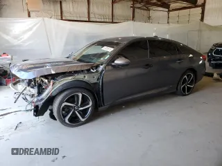 2018 Honda Accord Sedan Sport 1.5T with VIN 1HGCV1F3XJA195186, listed as a Copart auction lot 52838815 with 0 mi miles and Non Repairable. Bid and sale history available at carsss.com. Image 1.
