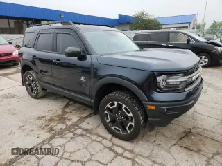 2021 Ford Bronco Sport Outer Banks with VIN 3FMCR9C64MRB01454, listed as a Copart auction lot 59951205 with 59,613 mi miles and Salvage title. Bid and sale history available at DreamBid. Image 4.