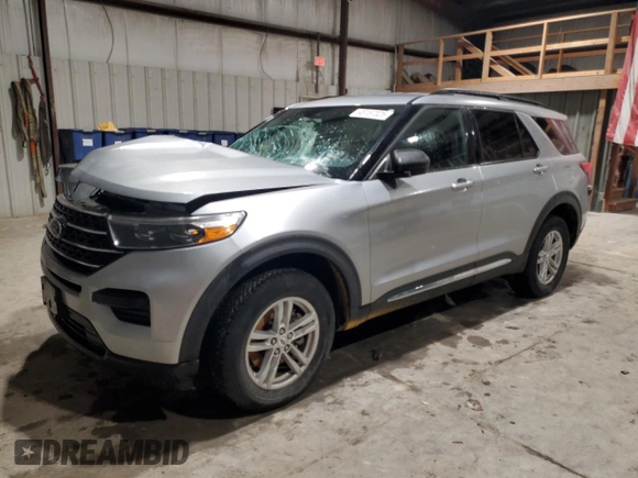 2020 Ford Explorer XLT with VIN 1FMSK8DH6LGB01388, listed as a Copart auction lot 45157325 with 34,452 mi miles and Salvage Title. Bid and sale history available at carsss.com. Image 1.