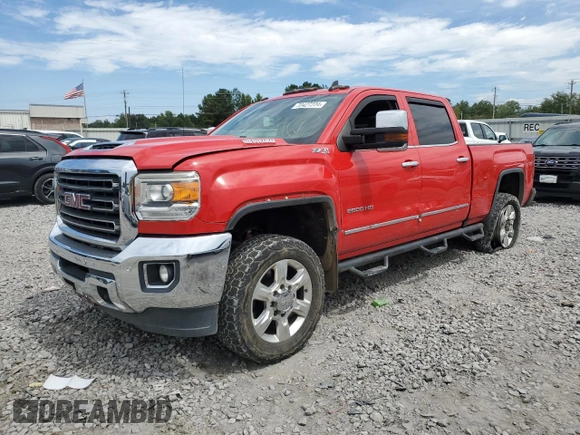 2017 GMC Sierra 2500HD SLT with VIN 1GT12TEY1HF105007, listed as a Copart auction lot 70427224 with 167,493 mi miles and Salvage Title. Bid and sale history available at carsss.com. Image 1.