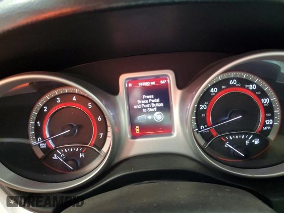 2012 Dodge Journey Crew with VIN 3C4PDDDG1CT369538, listed as a Copart auction lot 58754605 with Not provided miles and Salvage title. Bid and sale history available at DreamBid. Image 9.
