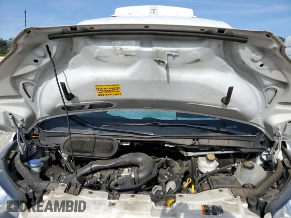 2021 Ford Transit Cargo with VIN 1FTBR1C85MKA81464, listed as a Copart auction lot 53979985 with 90,127 mi miles and Salvage Title. Bid and sale history available at DreamBid. Image 11.