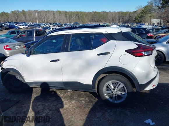 2023 Nissan Kicks S with VIN 3N1CP5BV2PL505021, listed as a IAAI auction lot 41265001 with 58,244 mi miles and . Bid and sale history available at carsss.com. Image 14.