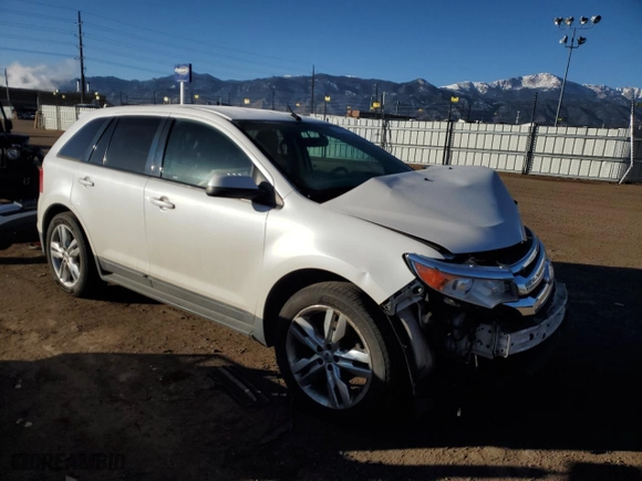 2012 Ford Edge SEL with VIN 2FMDK3J9XCBA51935, listed as a Copart auction lot 46537355 with 208,165 mi miles and Salvage Title. Bid and sale history available at carsss.com. Image 4.
