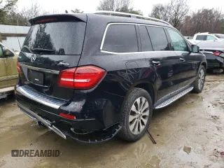 2019 Mercedes-Benz GLS with VIN 4JGDF6EEXKB226217, listed as a Copart auction lot 41643993 with 47,422 mi miles. Bid and sale history available at carsss.com. Image 3.
