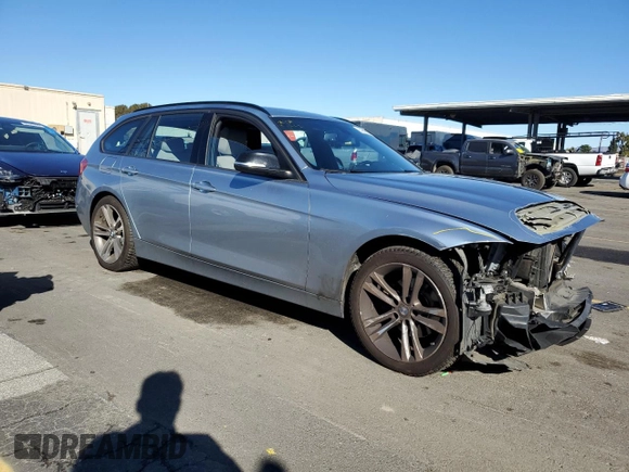 2014 BMW 3 Series 328i xDrive with VIN WBA3G7C52EKN36613, listed as a Copart auction lot 82602954 with 129,492 mi miles and Salvage Title. Bid and sale history available at carsss.com. Image 4.