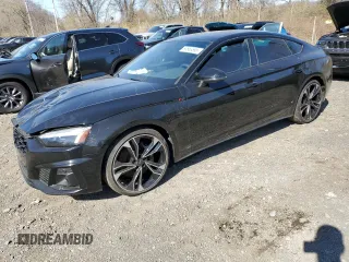 2023 Audi S5 Sportback Premium Plus z VIN WAUC4CF56PA014105, wystawiony jako Copart lot #53863895 z przebiegiem 9 869 mil mil oraz Szkoda całkowita • Salvage title. Historia ofert i sprzedaży dostępna na DreamBid. Obrazek 1.